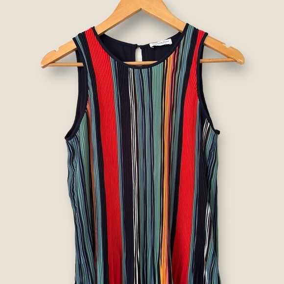 Caroline Belle Striped Pleated Dress - Picture 3 of 13